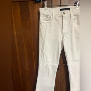 J Brand White Corduroy Jeans Sz 25